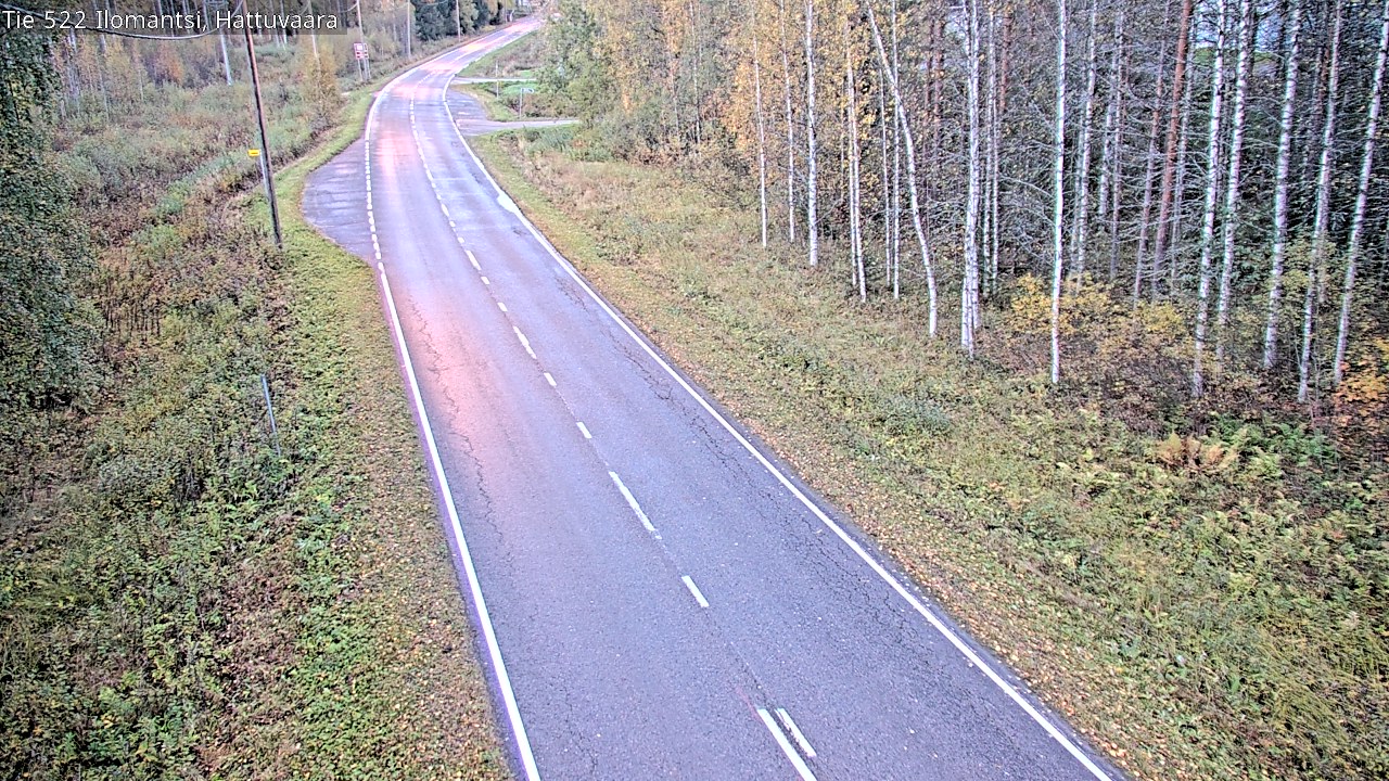 Weather Camera Image Road 522 Ilomantsi, Hattuvaara, Ilomantsi, Pohjois-Karjala