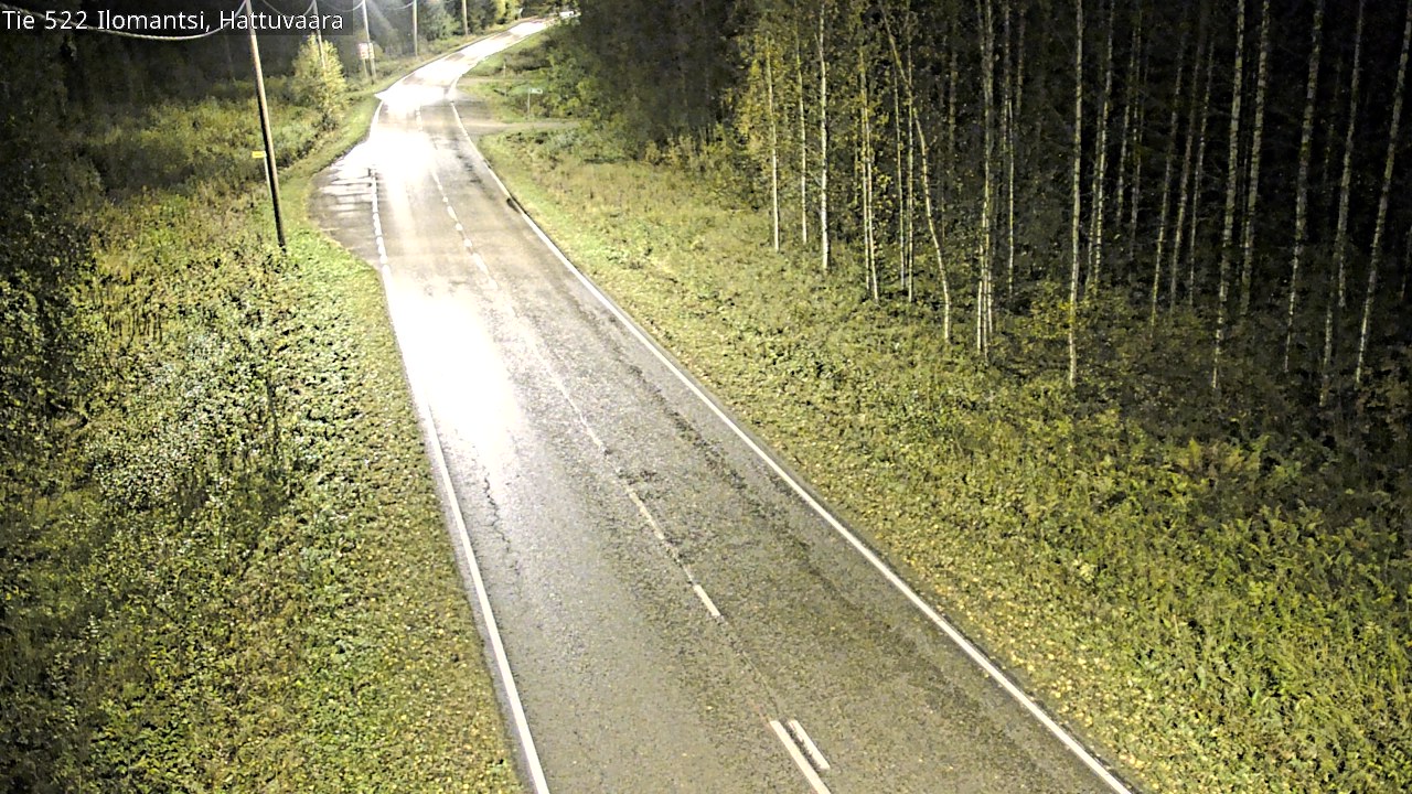 Weather Camera Image Road 522 Ilomantsi, Hattuvaara, Ilomantsi, Pohjois-Karjala