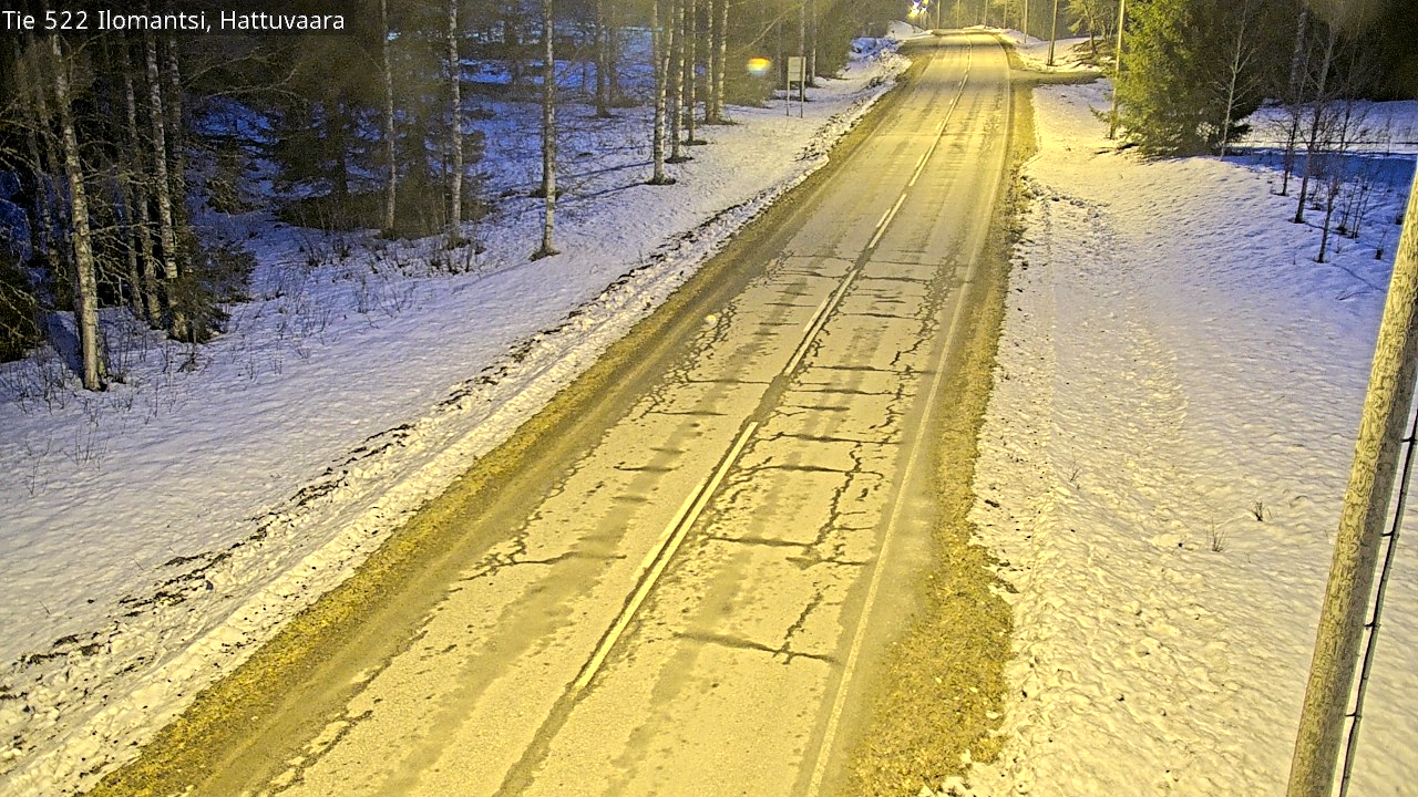 Weather Camera Image Road 522 Ilomantsi, Hattuvaara, Ilomantsi, Pohjois-Karjala