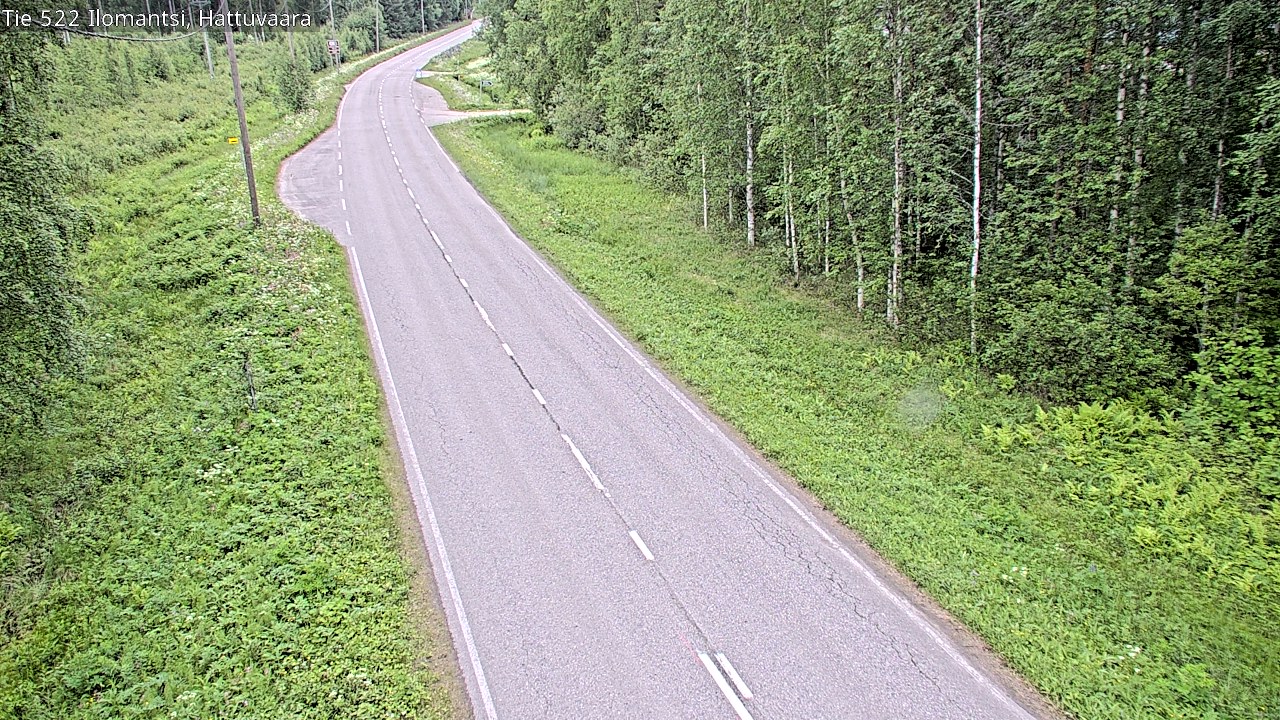 Kelikamerat Kuva Tie 522 Ilomantsi, Hattuvaara, Ilomantsi, Pohjois-Karjala