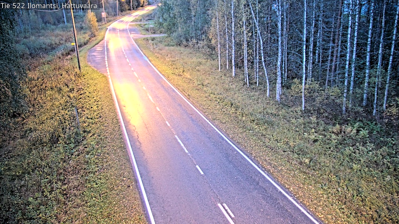 Weather Camera Image Road 522 Ilomantsi, Hattuvaara, Ilomantsi, Pohjois-Karjala
