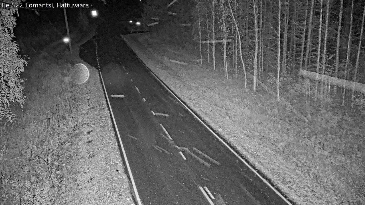 Weather Camera Image Road 522 Ilomantsi, Hattuvaara, Ilomantsi, Pohjois-Karjala