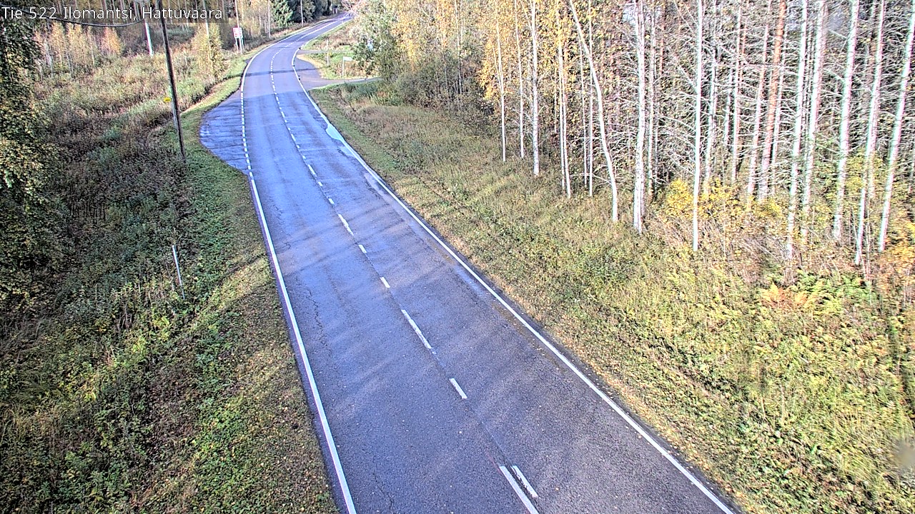 Weather Camera Image Road 522 Ilomantsi, Hattuvaara, Ilomantsi, Pohjois-Karjala