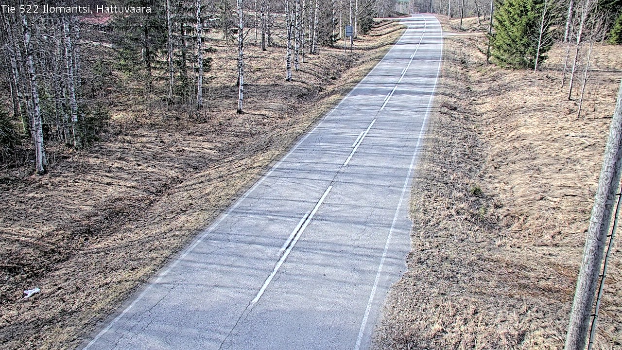 Weather Camera Image Road 522 Ilomantsi, Hattuvaara, Ilomantsi, Pohjois-Karjala