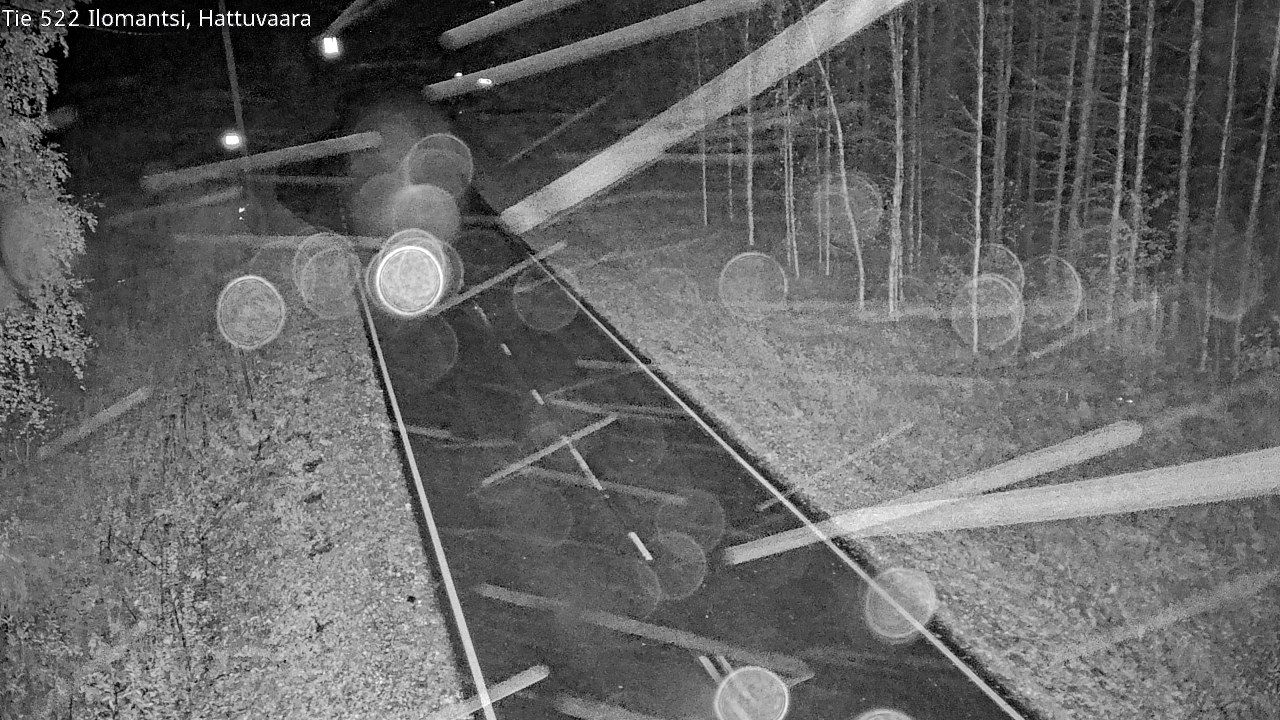 Weather Camera Image Road 522 Ilomantsi, Hattuvaara, Ilomantsi, Pohjois-Karjala