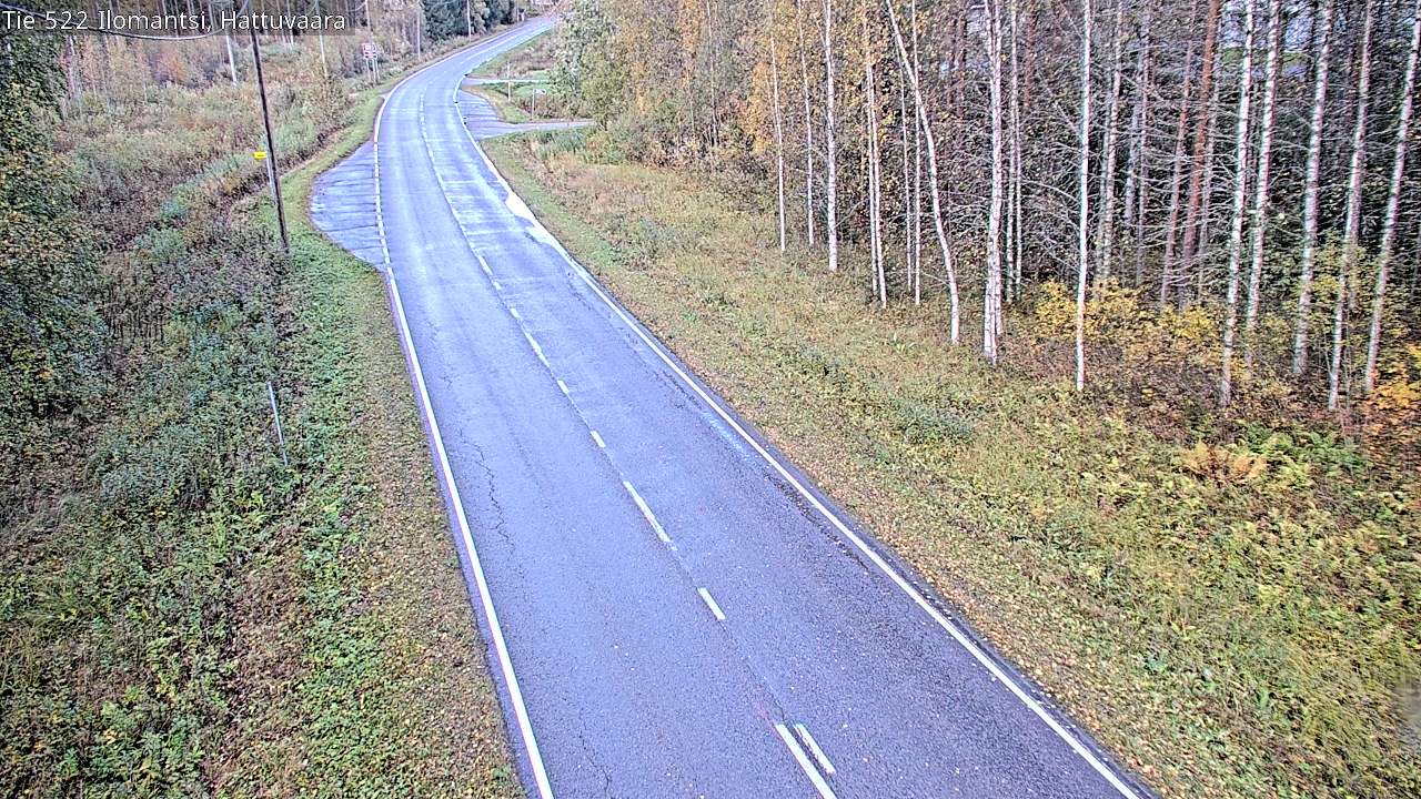 Weather Camera Image Road 522 Ilomantsi, Hattuvaara, Ilomantsi, Pohjois-Karjala