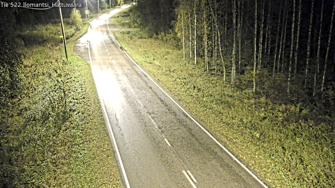 Weather Camera Image Road 522 Ilomantsi, Hattuvaara, Ilomantsi, Pohjois-Karjala