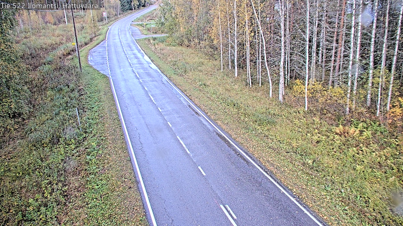 Weather Camera Image Road 522 Ilomantsi, Hattuvaara, Ilomantsi, Pohjois-Karjala
