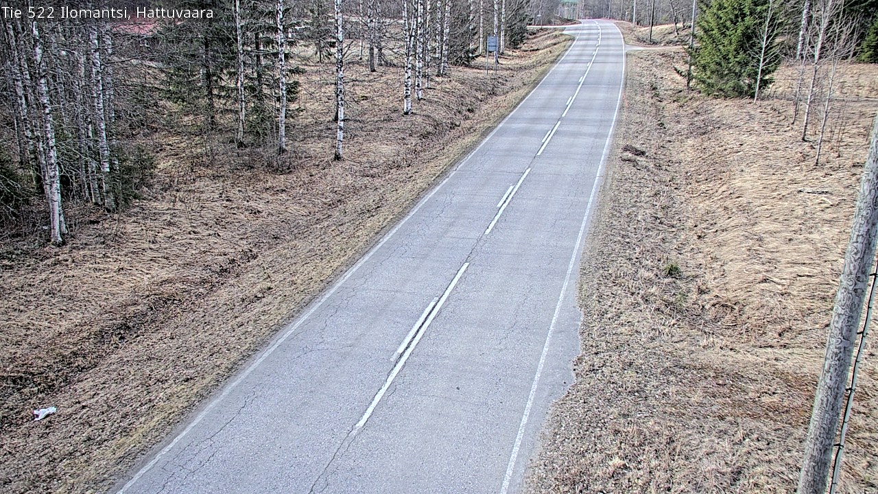 Weather Camera Image Road 522 Ilomantsi, Hattuvaara, Ilomantsi, Pohjois-Karjala