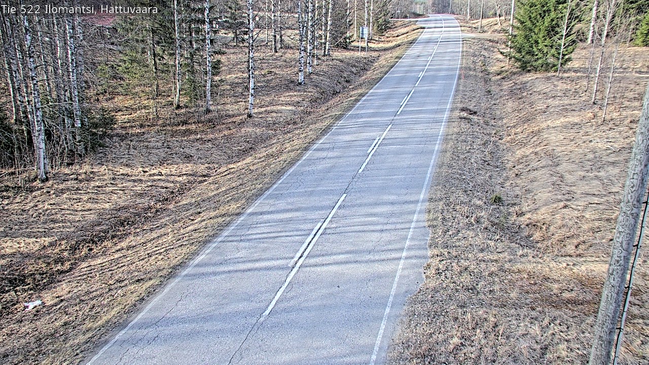 Weather Camera Image Road 522 Ilomantsi, Hattuvaara, Ilomantsi, Pohjois-Karjala