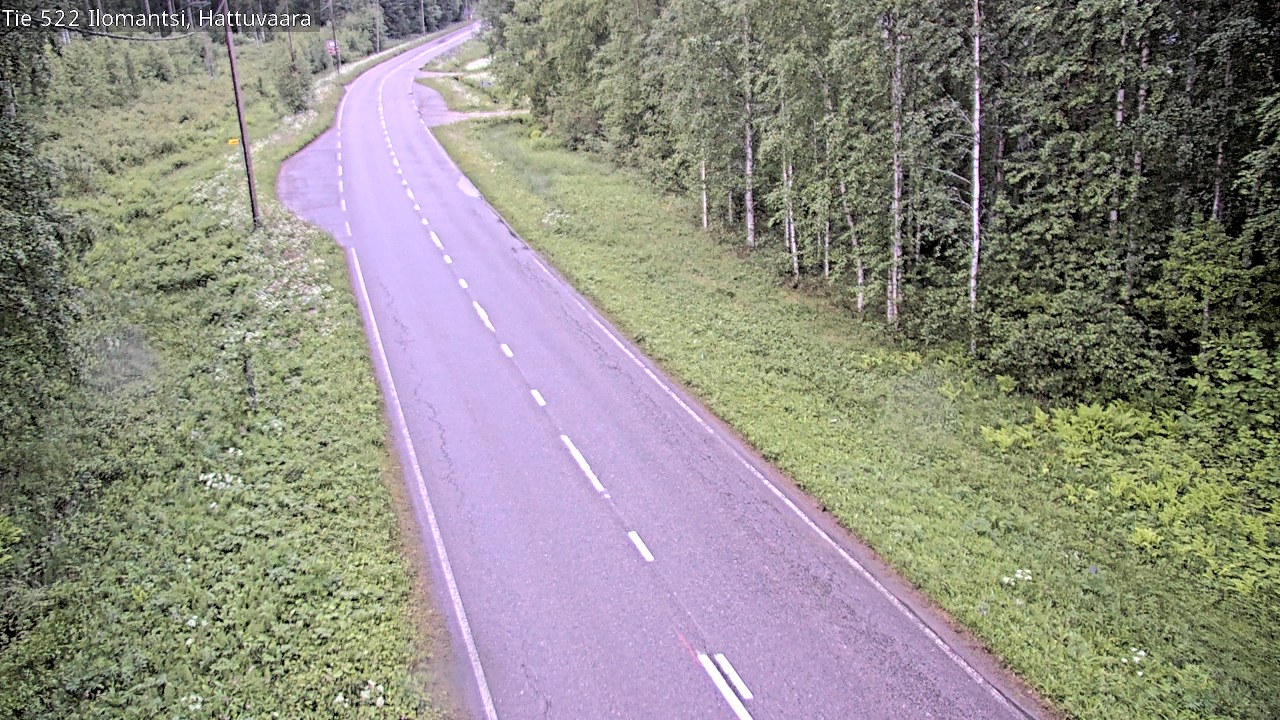 Kelikamerat Kuva Tie 522 Ilomantsi, Hattuvaara, Ilomantsi, Pohjois-Karjala