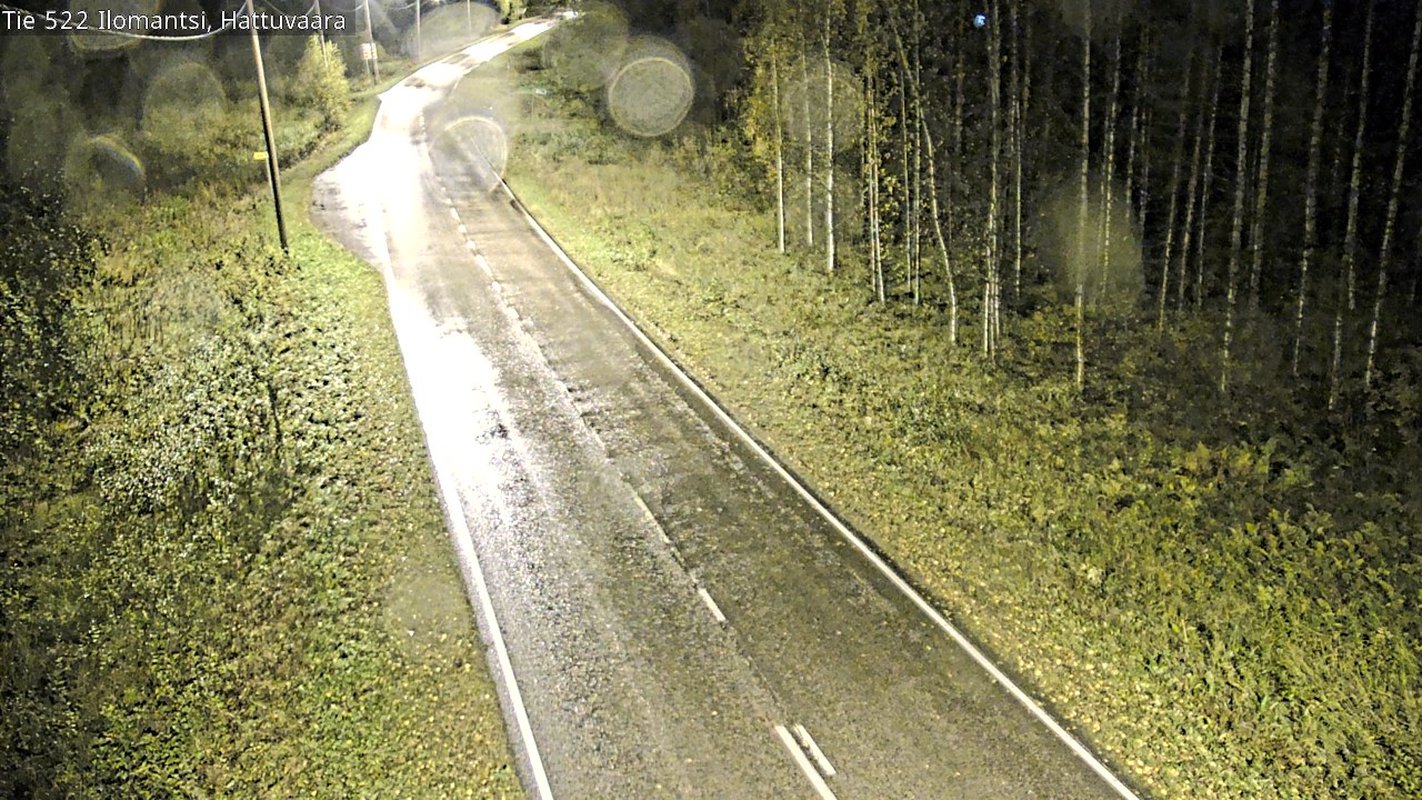 Weather Camera Image Road 522 Ilomantsi, Hattuvaara, Ilomantsi, Pohjois-Karjala