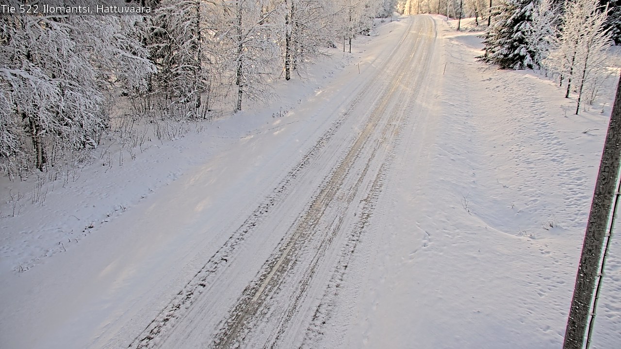 Weather Camera Image Road 522 Ilomantsi, Hattuvaara, Ilomantsi, Pohjois-Karjala