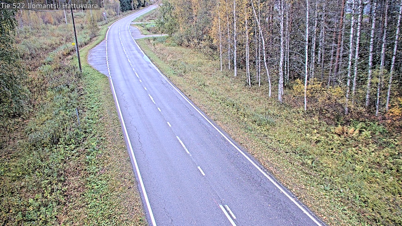 Weather Camera Image Road 522 Ilomantsi, Hattuvaara, Ilomantsi, Pohjois-Karjala