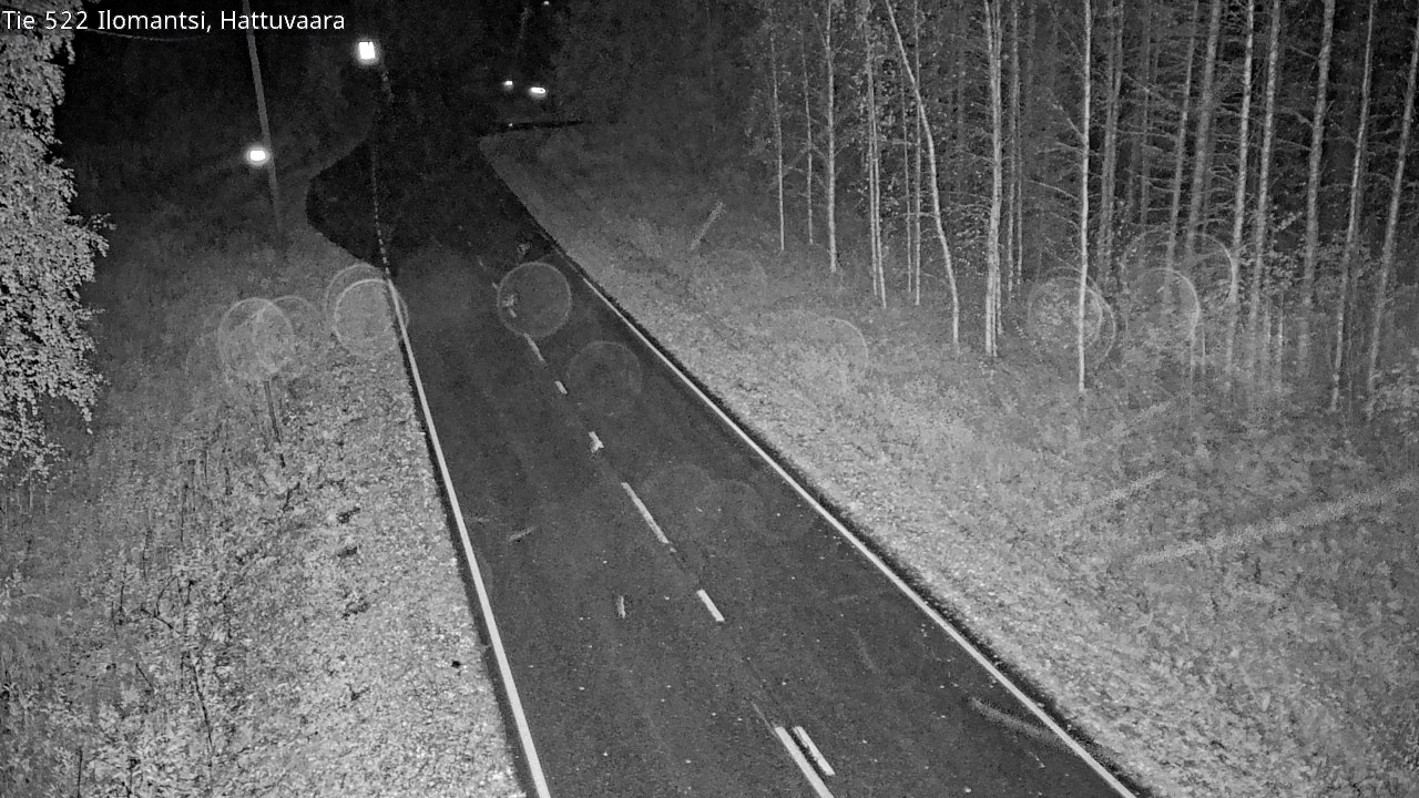 Weather Camera Image Road 522 Ilomantsi, Hattuvaara, Ilomantsi, Pohjois-Karjala