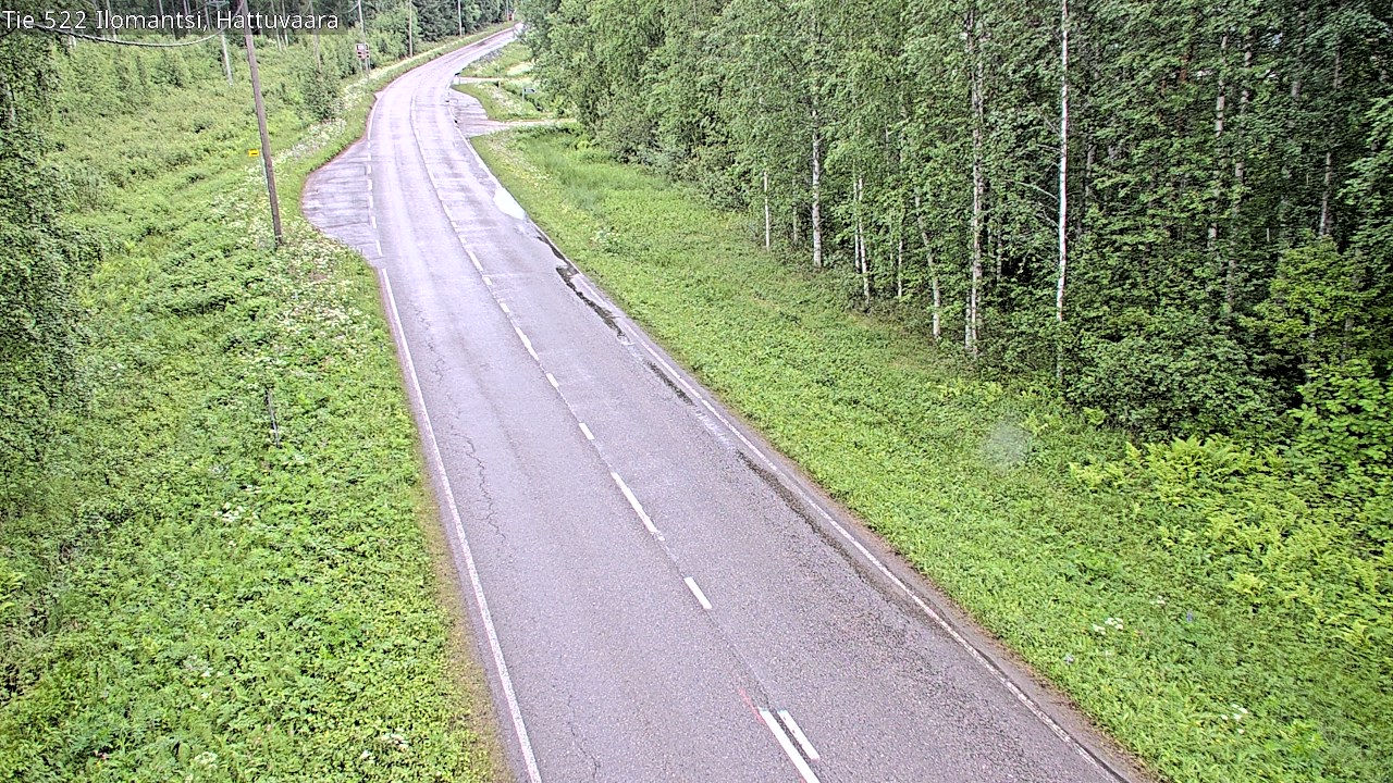 Weather Camera Image Road 522 Ilomantsi, Hattuvaara, Ilomantsi, Pohjois-Karjala