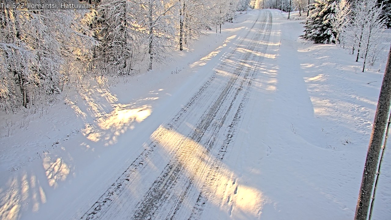 Weather Camera Image Road 522 Ilomantsi, Hattuvaara, Ilomantsi, Pohjois-Karjala