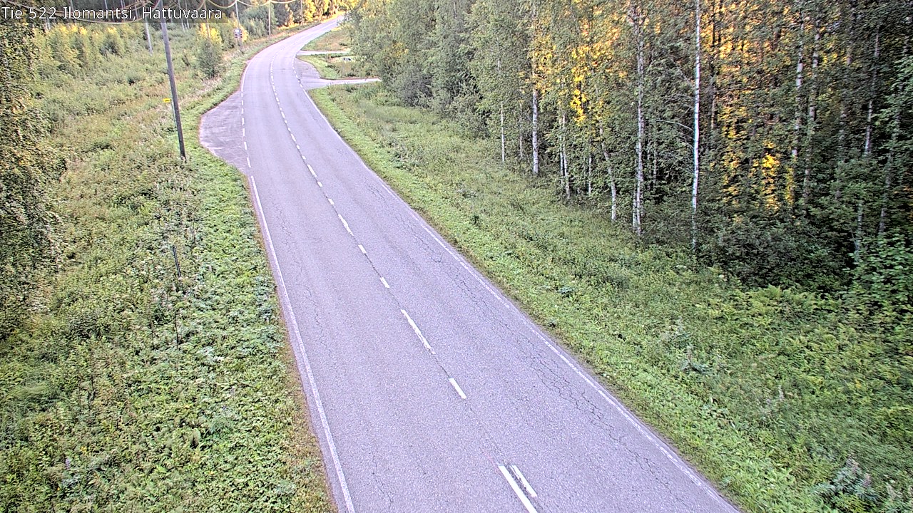 Weather Camera Image Road 522 Ilomantsi, Hattuvaara, Ilomantsi, Pohjois-Karjala