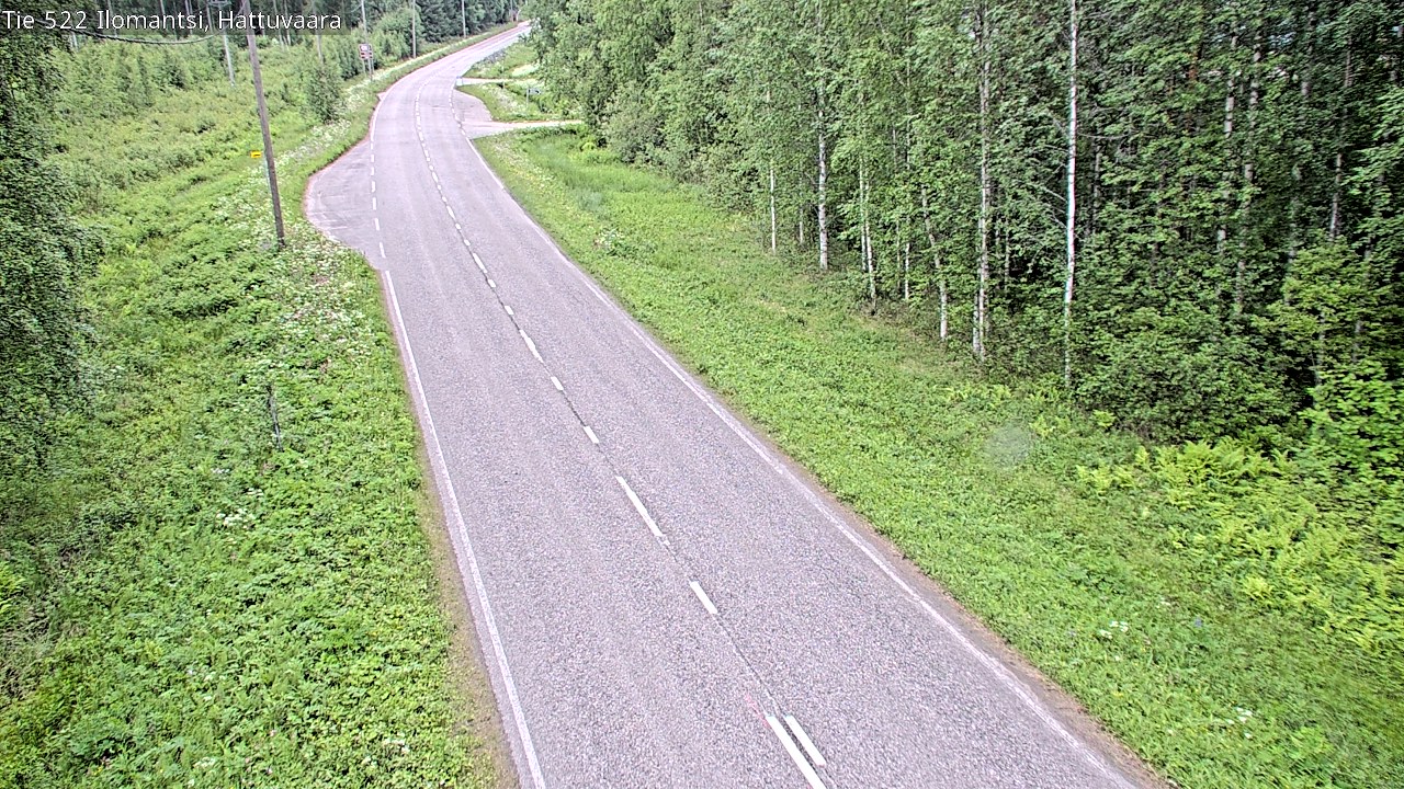 Kelikamerat Kuva Tie 522 Ilomantsi, Hattuvaara, Ilomantsi, Pohjois-Karjala