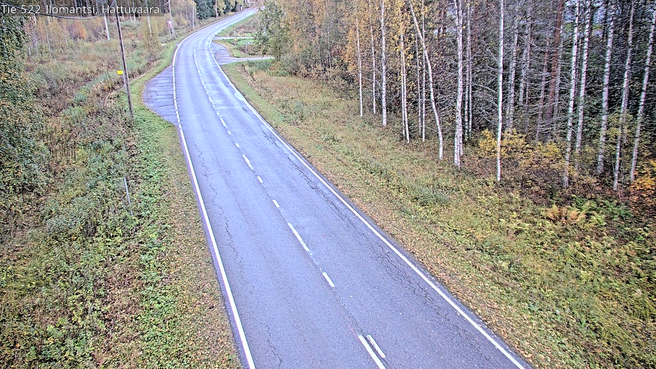 Weather Camera Image Road 522 Ilomantsi, Hattuvaara, Ilomantsi, Pohjois-Karjala