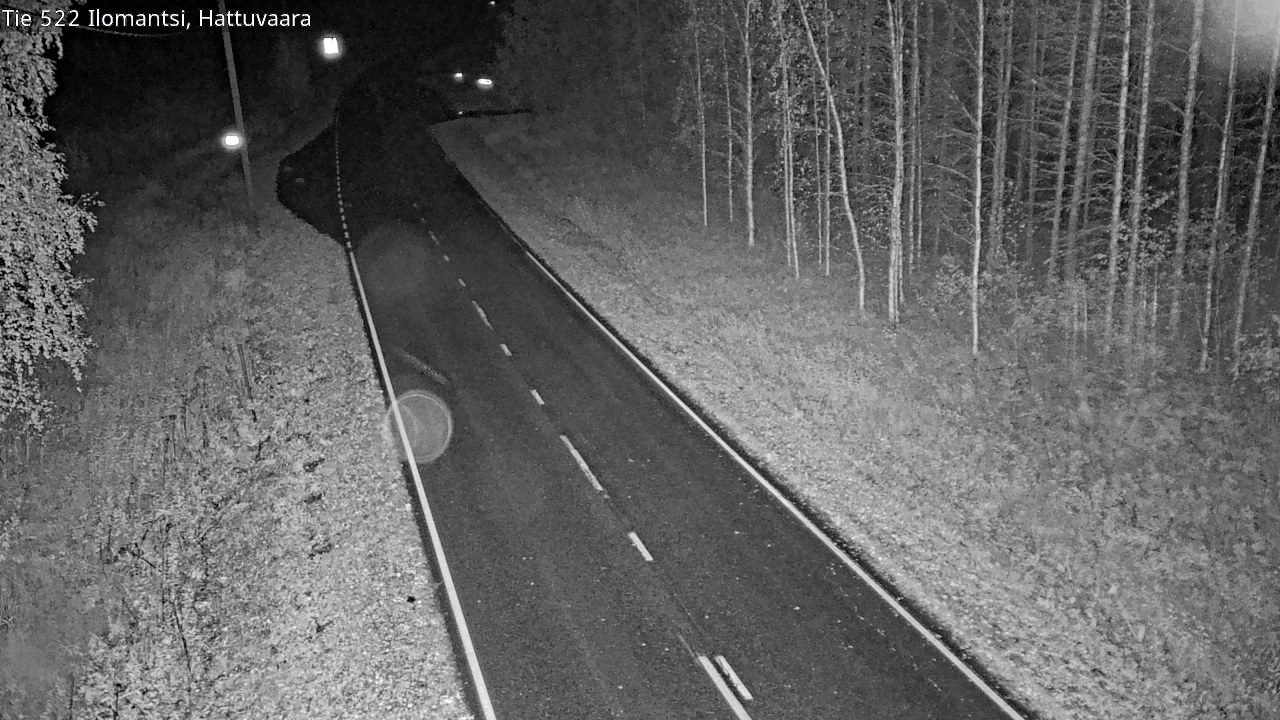 Weather Camera Image Road 522 Ilomantsi, Hattuvaara, Ilomantsi, Pohjois-Karjala