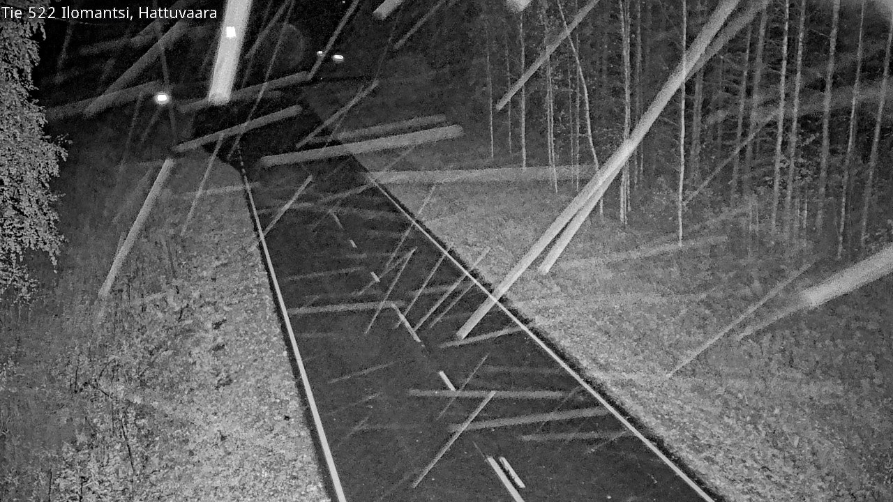 Weather Camera Image Road 522 Ilomantsi, Hattuvaara, Ilomantsi, Pohjois-Karjala