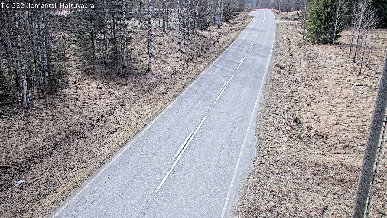 Weather Camera Image Road 522 Ilomantsi, Hattuvaara, Ilomantsi, Pohjois-Karjala