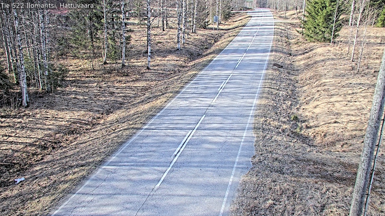 Weather Camera Image Road 522 Ilomantsi, Hattuvaara, Ilomantsi, Pohjois-Karjala