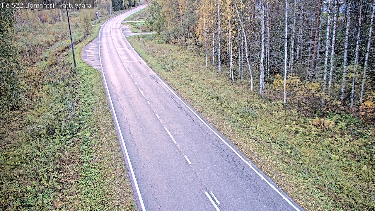 Weather Camera Image Road 522 Ilomantsi, Hattuvaara, Ilomantsi, Pohjois-Karjala