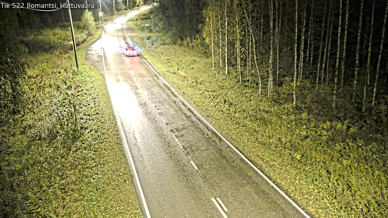 Weather Camera Image Road 522 Ilomantsi, Hattuvaara, Ilomantsi, Pohjois-Karjala