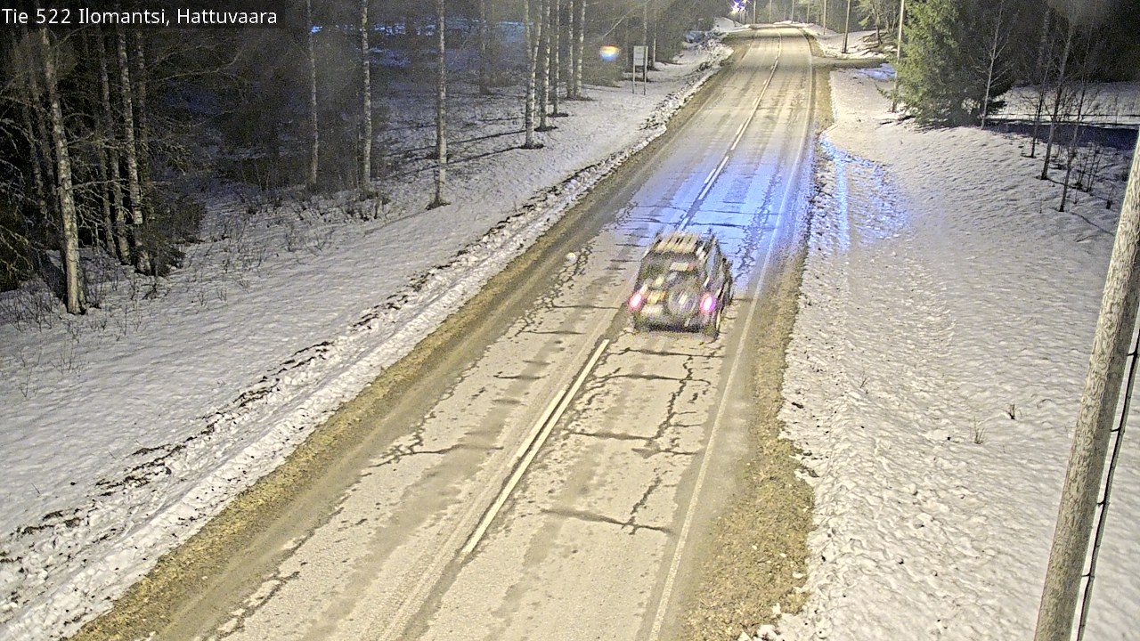 Weather Camera Image Road 522 Ilomantsi, Hattuvaara, Ilomantsi, Pohjois-Karjala