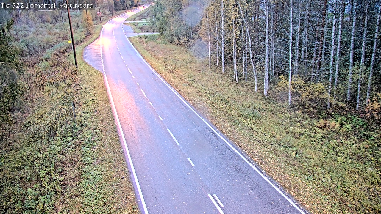 Weather Camera Image Road 522 Ilomantsi, Hattuvaara, Ilomantsi, Pohjois-Karjala