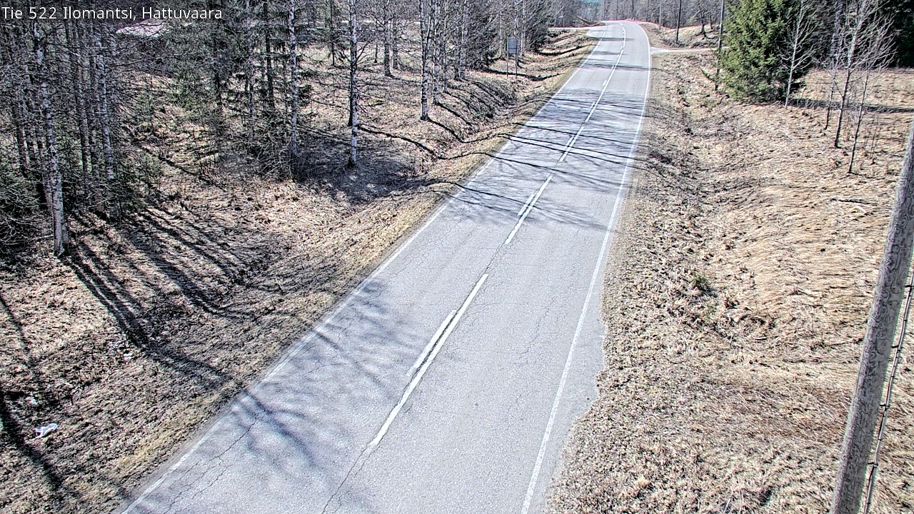 Weather Camera Image Road 522 Ilomantsi, Hattuvaara, Ilomantsi, Pohjois-Karjala