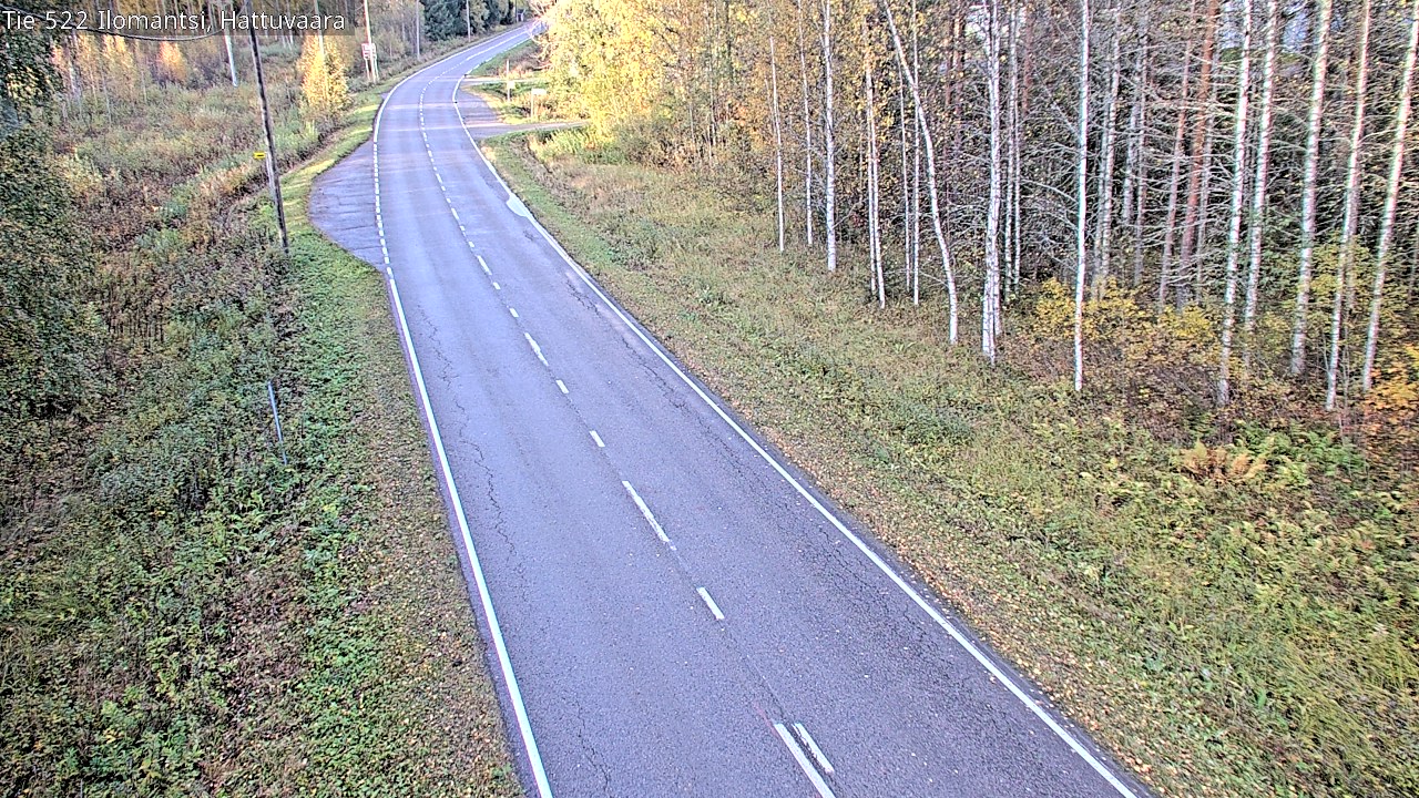 Weather Camera Image Road 522 Ilomantsi, Hattuvaara, Ilomantsi, Pohjois-Karjala