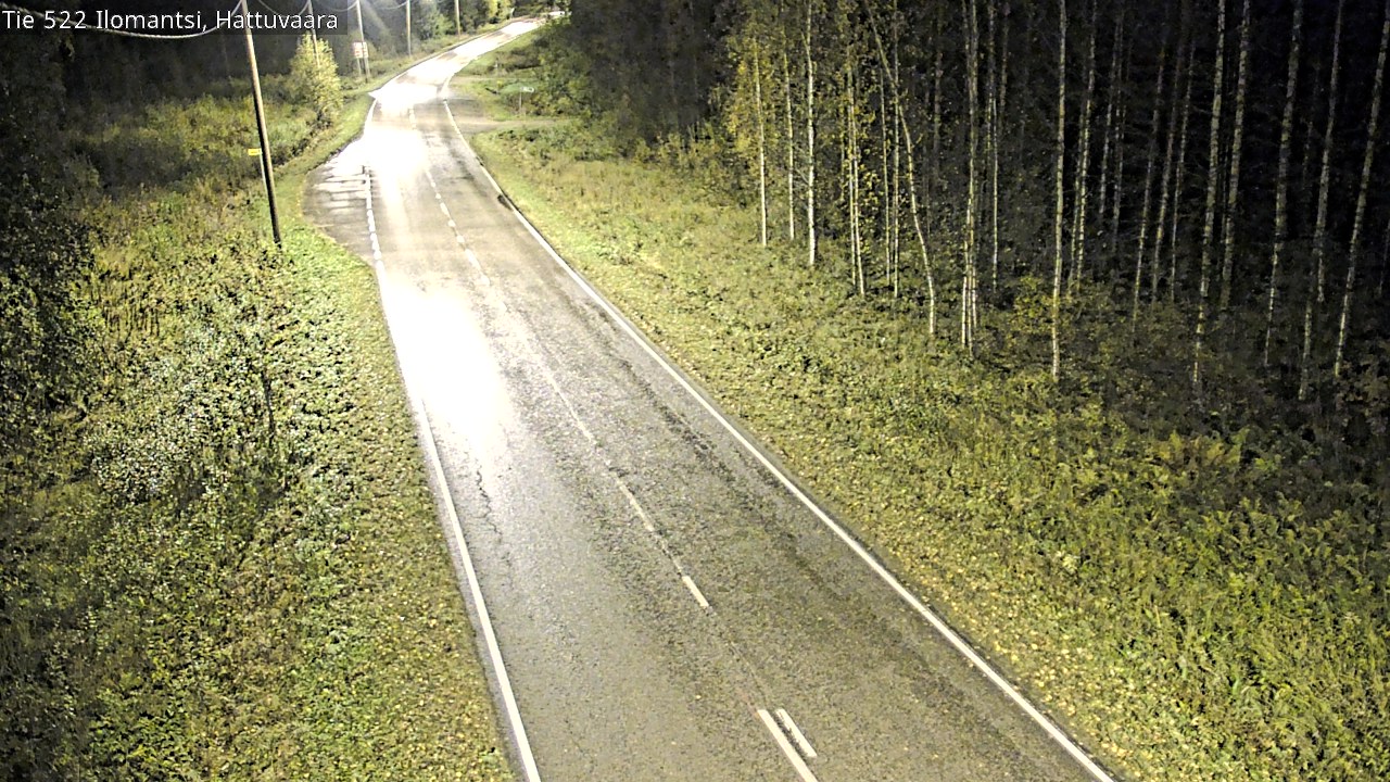 Weather Camera Image Road 522 Ilomantsi, Hattuvaara, Ilomantsi, Pohjois-Karjala