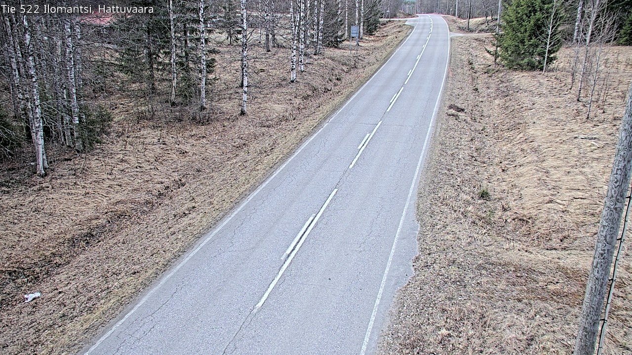 Weather Camera Image Road 522 Ilomantsi, Hattuvaara, Ilomantsi, Pohjois-Karjala