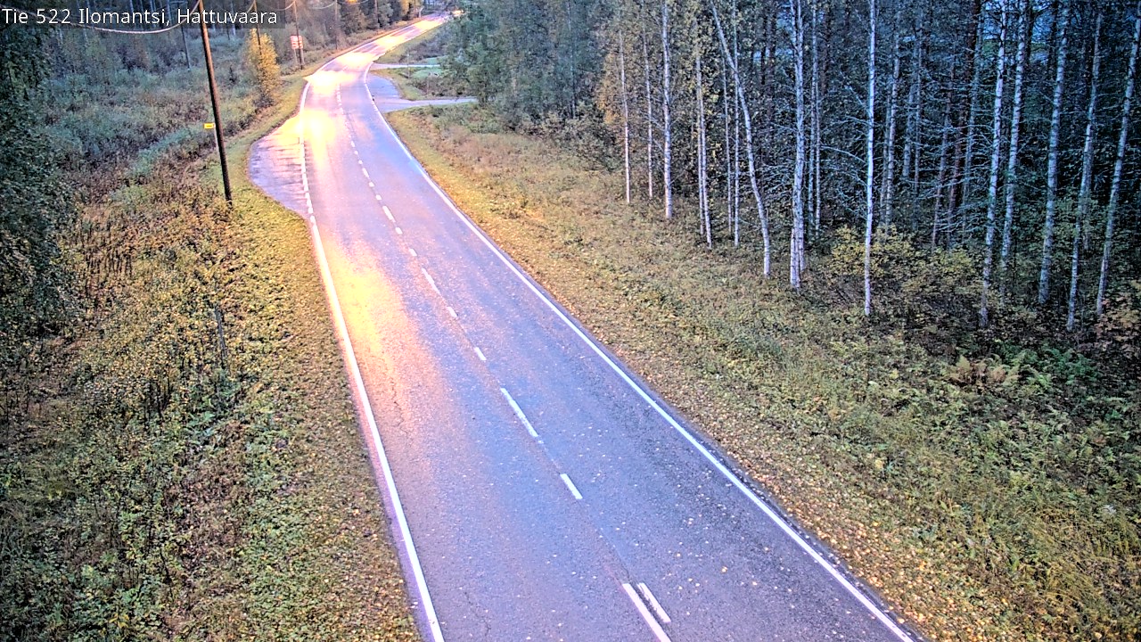 Weather Camera Image Road 522 Ilomantsi, Hattuvaara, Ilomantsi, Pohjois-Karjala