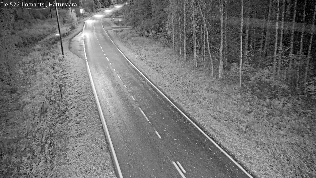 Weather Camera Image Road 522 Ilomantsi, Hattuvaara, Ilomantsi, Pohjois-Karjala
