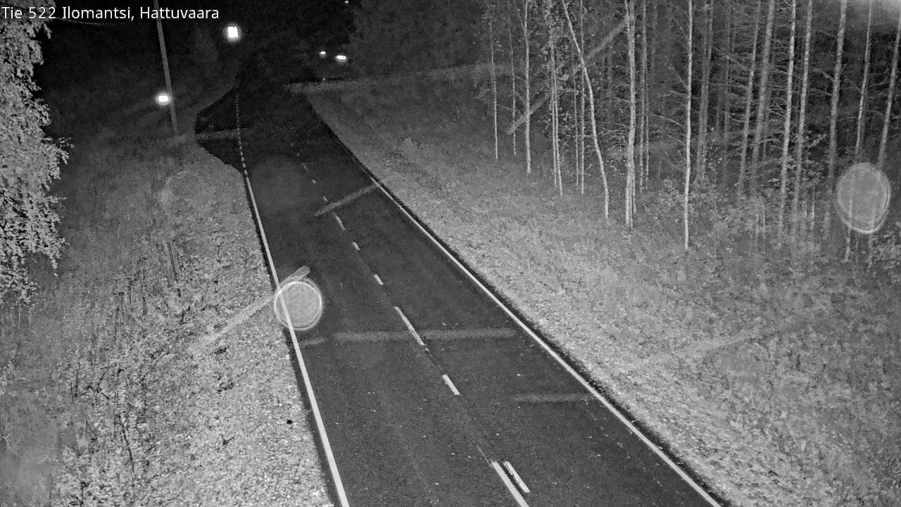 Weather Camera Image Road 522 Ilomantsi, Hattuvaara, Ilomantsi, Pohjois-Karjala
