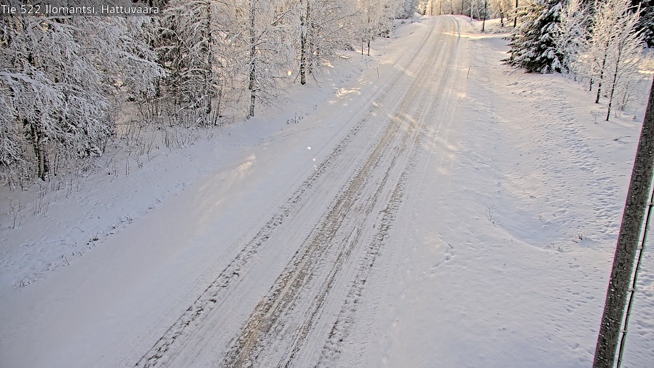 Weather Camera Image Road 522 Ilomantsi, Hattuvaara, Ilomantsi, Pohjois-Karjala