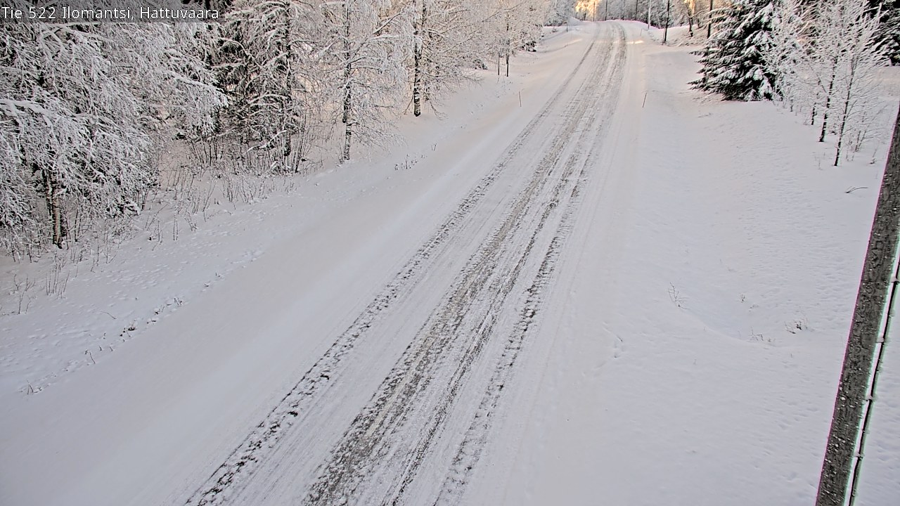 Weather Camera Image Road 522 Ilomantsi, Hattuvaara, Ilomantsi, Pohjois-Karjala