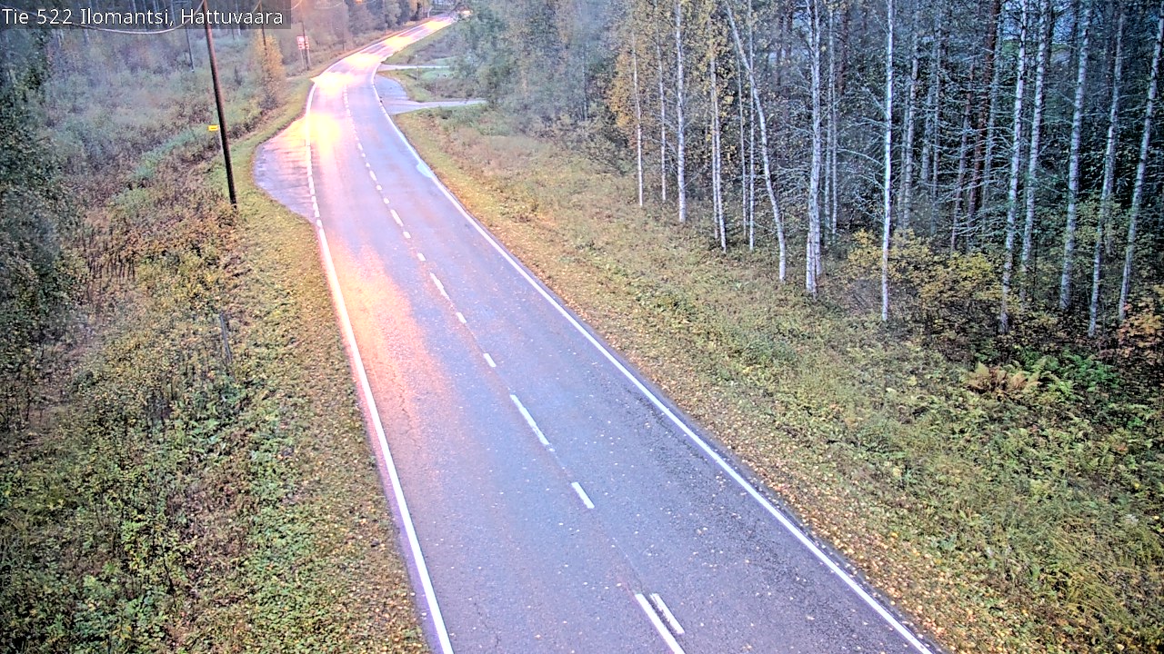 Weather Camera Image Road 522 Ilomantsi, Hattuvaara, Ilomantsi, Pohjois-Karjala