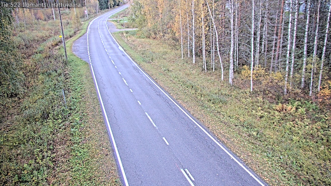 Weather Camera Image Road 522 Ilomantsi, Hattuvaara, Ilomantsi, Pohjois-Karjala