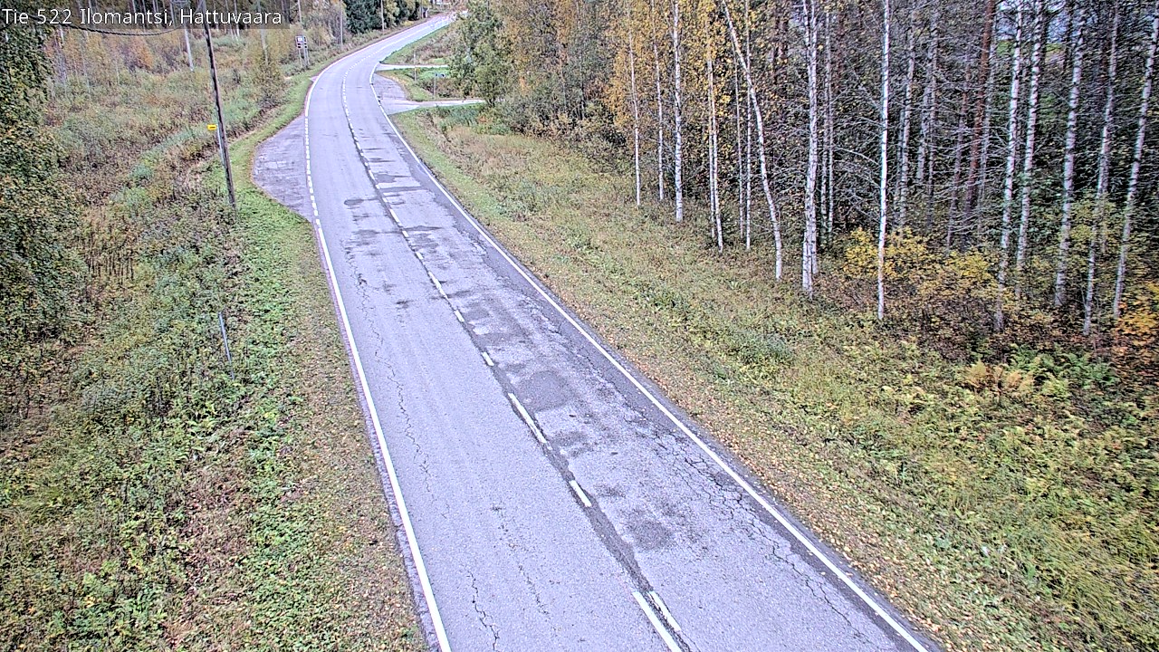 Weather Camera Image Road 522 Ilomantsi, Hattuvaara, Ilomantsi, Pohjois-Karjala