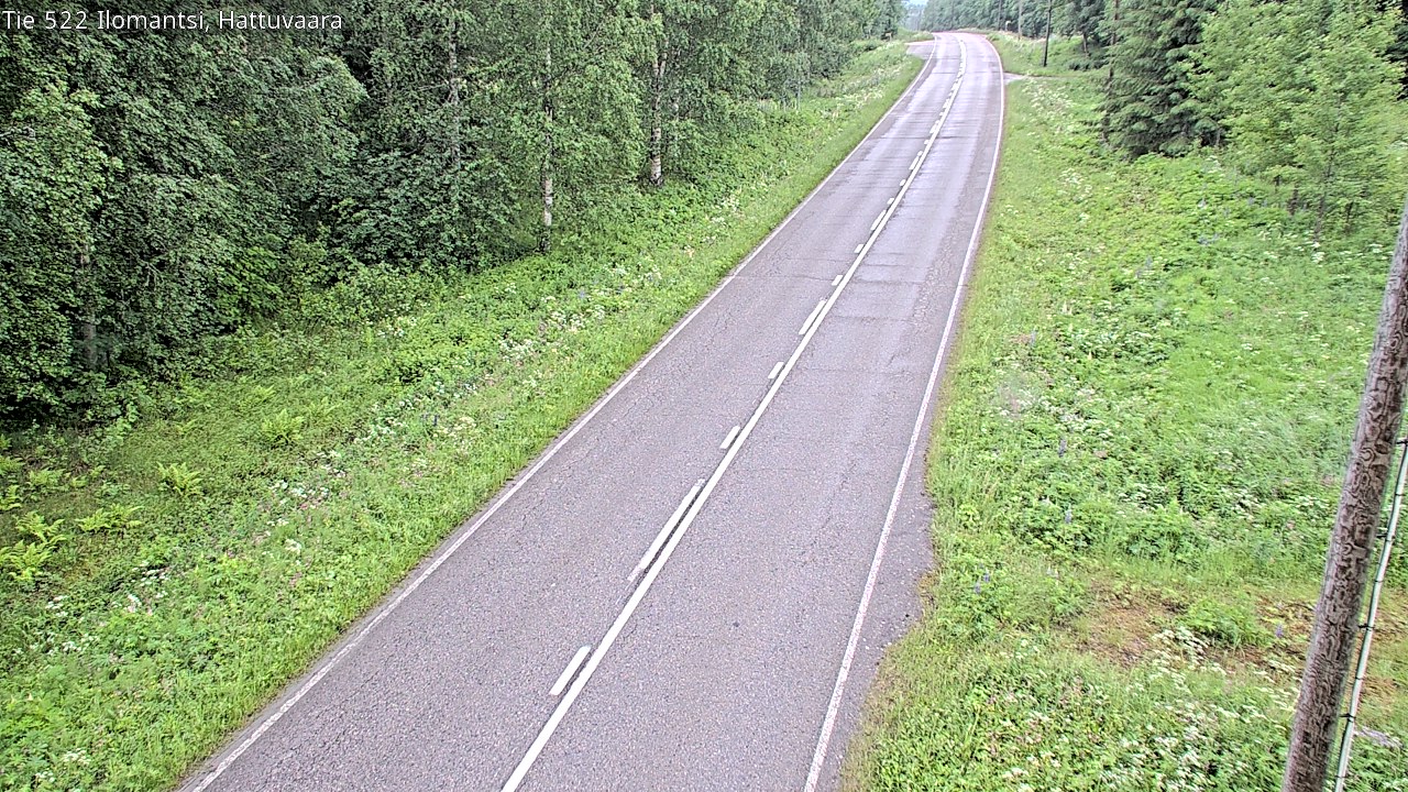 Kelikamerat Kuva Tie 522 Ilomantsi, Hattuvaara, Ilomantsi, Pohjois-Karjala