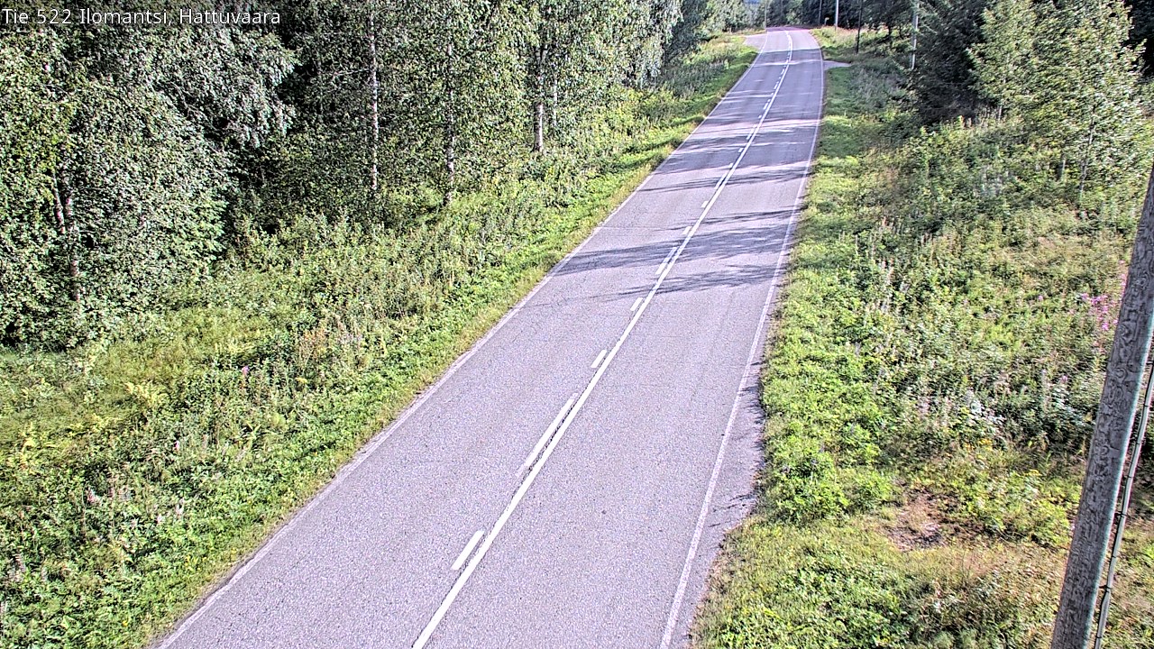 Weather Camera Image Road 522 Ilomantsi, Hattuvaara, Ilomantsi, Pohjois-Karjala