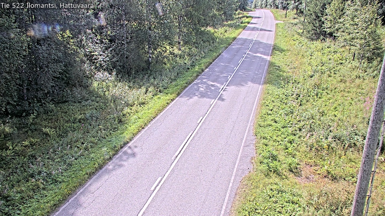 Weather Camera Image Road 522 Ilomantsi, Hattuvaara, Ilomantsi, Pohjois-Karjala
