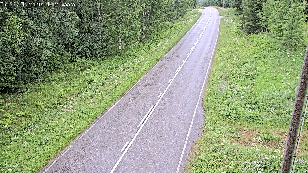Weather Camera Image Road 522 Ilomantsi, Hattuvaara, Ilomantsi, Pohjois-Karjala