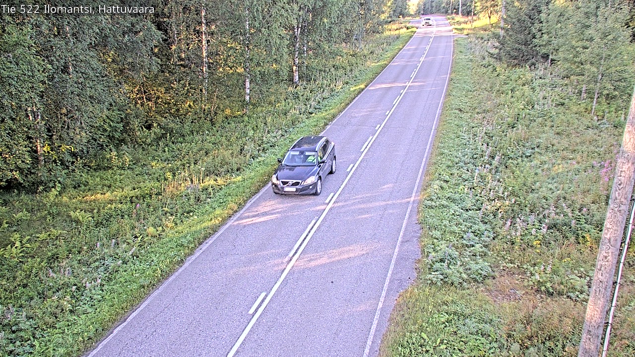 Weather Camera Image Road 522 Ilomantsi, Hattuvaara, Ilomantsi, Pohjois-Karjala