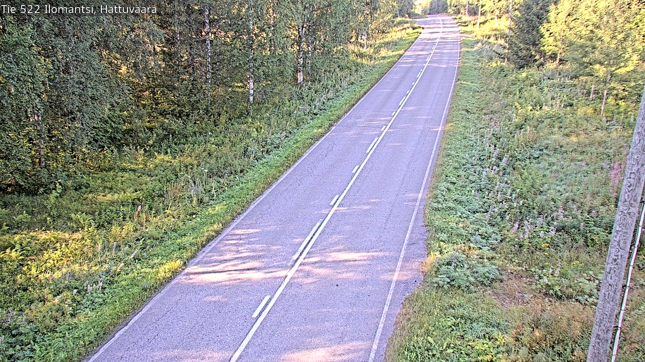 Weather Camera Image Road 522 Ilomantsi, Hattuvaara, Ilomantsi, Pohjois-Karjala